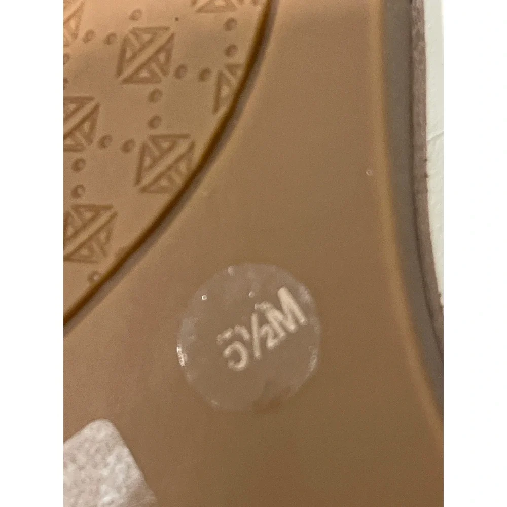 Antonio Melani Loafers Women 5.5 Cream Raegan Leather Horsebit Slip On Flats